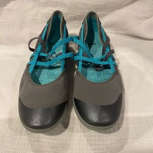 Teva Women's Size 11 Hydro Life Slip On Shoes Ballet Flats Granite Gray